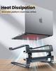 Eary Aluminum Laptop Stand for Desk With Height Adjustable Riser Ergonomic Universal For Notebook Macbook Lenovo Computer Holder