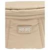 Kenzo Adjustable Detachable Shoulder Strap Nylon Waist Bag Women Waist Bag Beige FE62SA707F0111