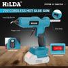 21V Cordless Rechargeable Hot Melt Glue Gun for DIY Projects