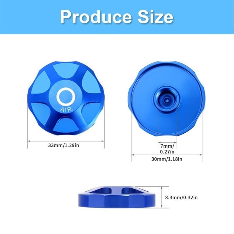 Shock Absorption Mountain Bike Front Fork Cover Bicycles Suspension Fork Valves Cover Bike Front Fork Gas Cover Caps 69HD