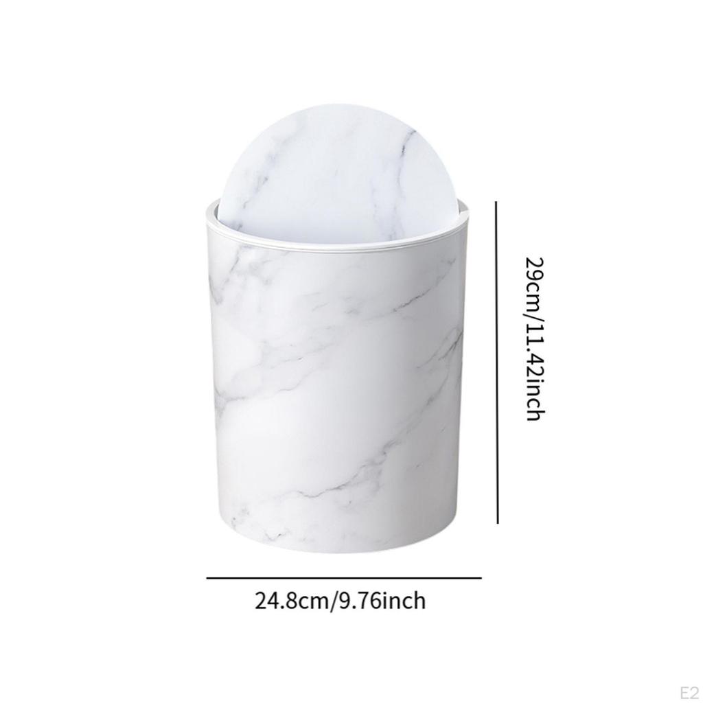 Can Swing Cover Garbage, Waste Container, Modern Trash, Garbage Container for Room Room,
