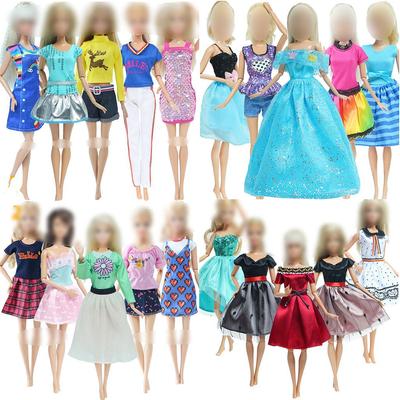 1/6 Doll Outfit Fashion Lady Ball Party Dress Shirts Clothes for 30cm Doll 11.5 Inch Gift Set Girl Toy