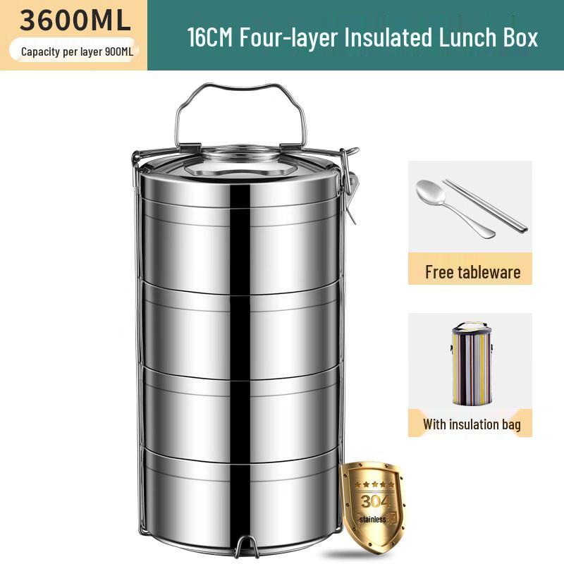 DM 304 Stainless Steel Multi-Layer Lunch Box