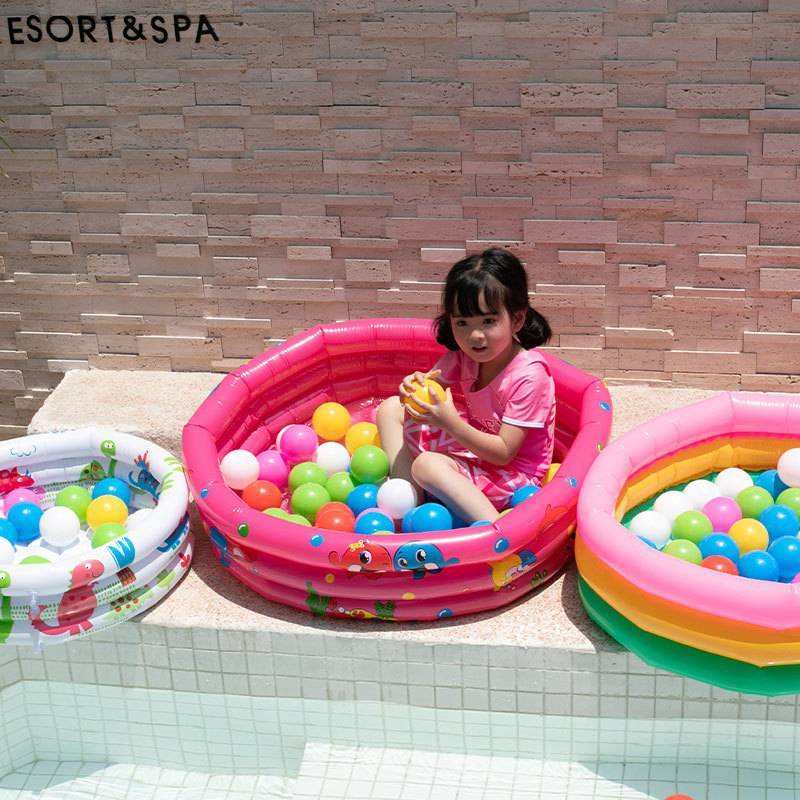 Baby Family Inflatable Pool With Ecofriendly Pvc For Kids Water Play And Swimming Fun