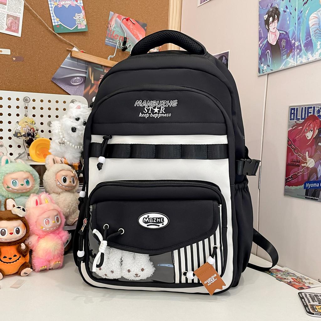 female junior high school students Mori cute backpack versatile campus small fresh student large capacity backpack tide
