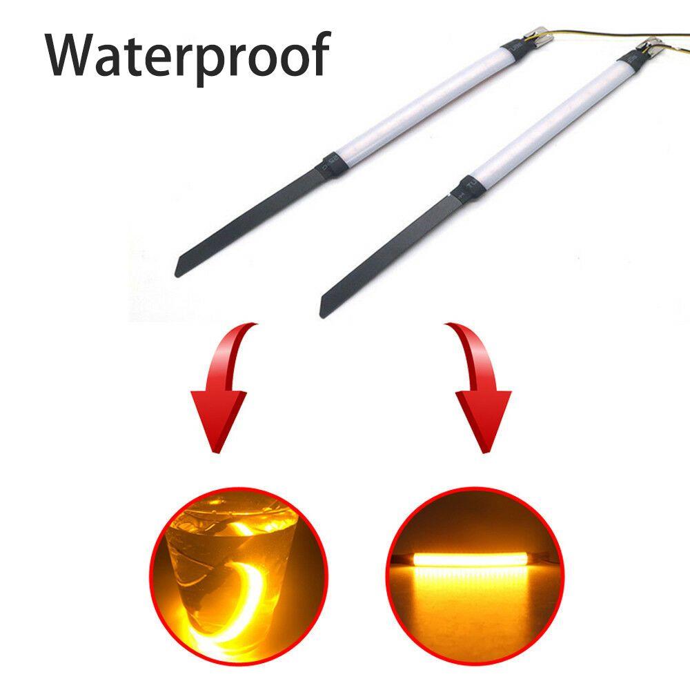 Quality  45mm-70mm Red/Blue/Yellow/White Indicator Motorcycle SMD LED Strip Fork Turn Signal Light