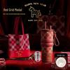 Year of the Horse Stainless Steel Thermos Cup with Ceramic Liner & Straw - Girls' Car Water Bottle, Perfect New Year Gift