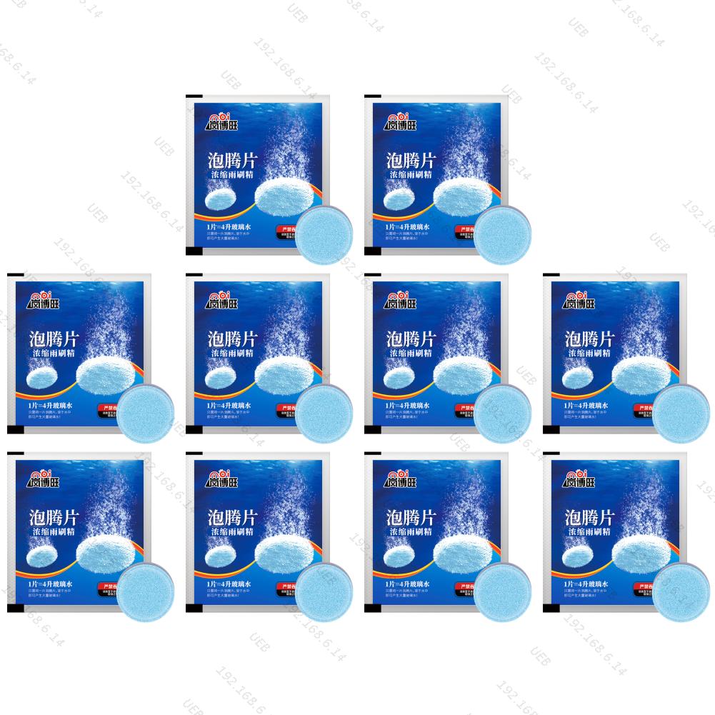 Bruistabletten Reiniging Auto Ruitenwisser Glas Solide Reiniging Geconcentreerde Tabletten Reinigingsmiddel Auto Voorruit Glas Solide Reiniger