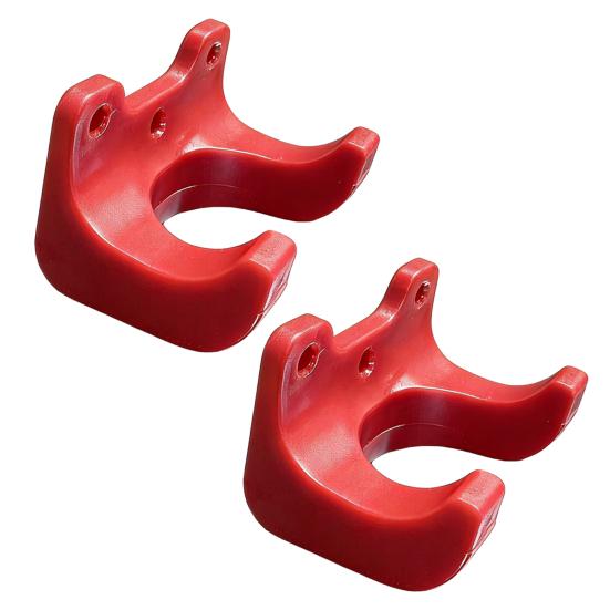 1/2 Stück Gartenwerkzeughalter mit Schrauben Wandmontage Werkstatt Schuppen Garage Werkzeughaken Schwerlast Mopp Besen Rechen Schaufel Aufbewahrung Hakenleiste