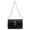 Embroidered Chain Shoulder Bag New Style Bag for Women Generous and Fashionable Simple Square Bag