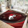 Bournemouth Football Design Crystal Velvet Carpet Cozy Non?Slip Printed Rug For Bedroom Living Room Entrance