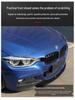BMW 3 Series F30/F35 Sport Front Lip Shovel Corner Set with Carbon Fiber Pattern Surround