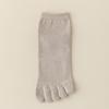 Men's Antibacterial Cotton Split-Toe Socks - Breathable, Sweat-Absorbing Five-Finger Socks for Spring/Summer.