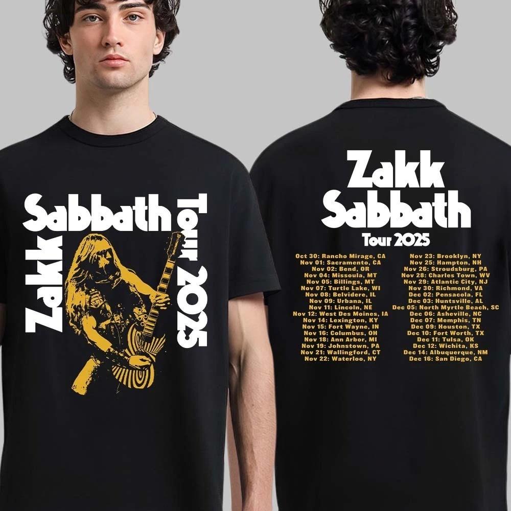 Zakk Sabbath Tour 2026 North America Dates Two Sided T-Shirt M