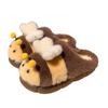 Mengmeng little bee fluffy slippers autumn 2025 new cute home fluffy shoes