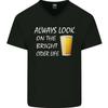 Always Look On The Luminoso Cedro Life Divertente Uomo Scollo A V Cotone T-Shirt - Men's Summer Cotton Graphic Tee