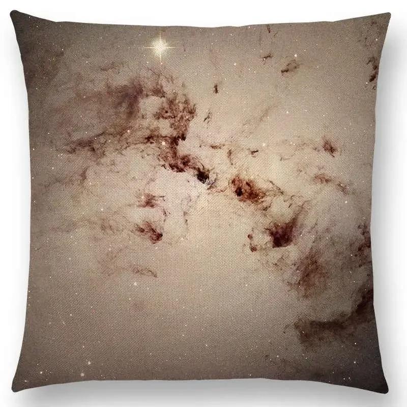 Pillowcase Night Sky Gorgeous Nebula Distant Galaxy Mysterious Universe Cushion Cover Home Decoration Sofa Home