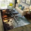 TV Horror The Walking Dead TWD Tappeto per Casa Soggiorno Camera da Letto Divano Zerbino Decorazione, Tappeto Area Gioco Bambini Tappetino Antiscivolo