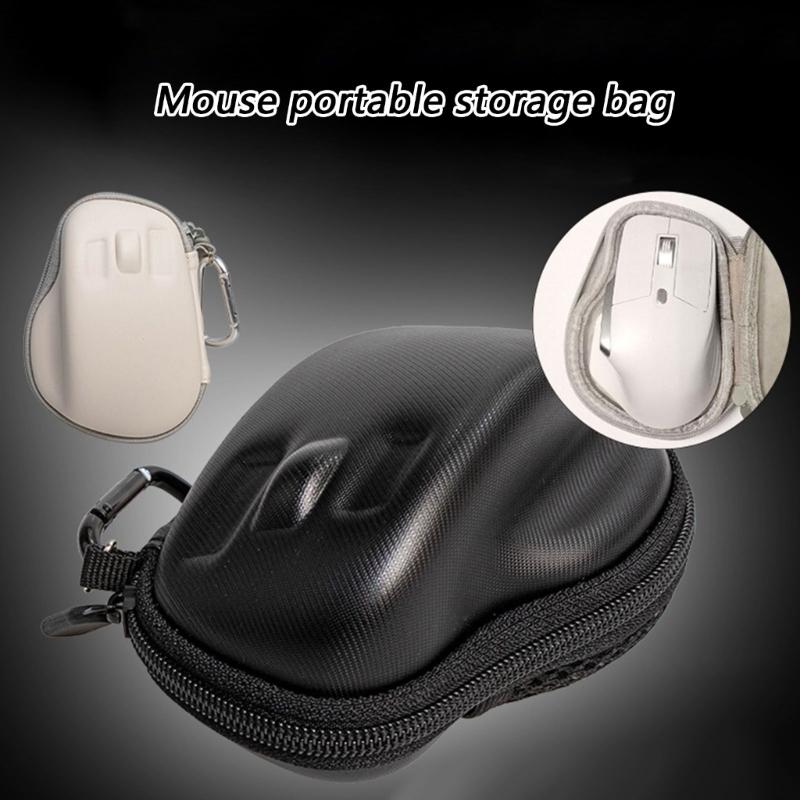 Hard Travel Case Bag For Professor 1 Wireless Mouse Shockproof Diving Fabric Case Handheld Bag for Travel Mouse Lightweight