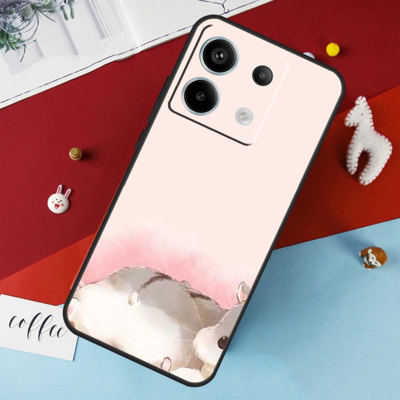 Hamsters Case For Xiaomi Redmi Note 14 12 11 10 13 Pro 15 Pro Plus Redmi 15 14C 10C 12C 13C 15C Cover