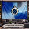 Club Brugge FC Personalized Tapestry Support Custom Name, Wall Art Home Decoration