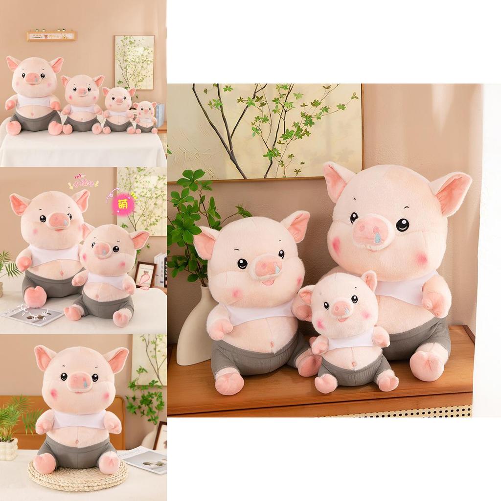 Adorable Plush Pig Toy Cute Stuffed Animal Pillow Soft And Cuddly Gift For Girls