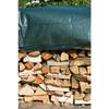 Nature Bâche a bois de chauffage 5x6 m PE Vert