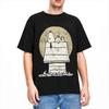 2025 Peanuts Snoopy Woodstock Nichoir T-shirt Homme Esthétique Coton T-shirts Été Respirant Harajuku T-shirts Pas Cher Oversize Hauts