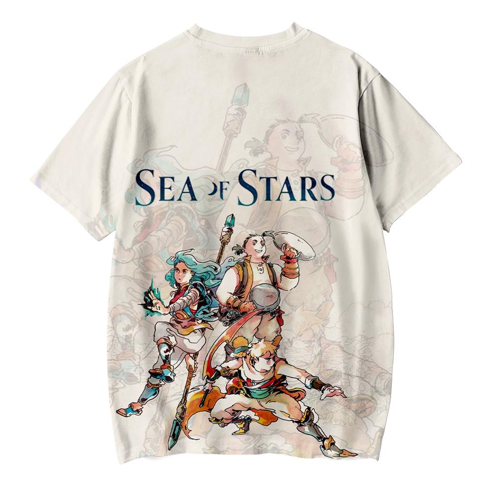 Sea of Stars T-Shirts Printed Graphic Shirts Casual Cosplay Short Sleeve Tee Tops for Men Women