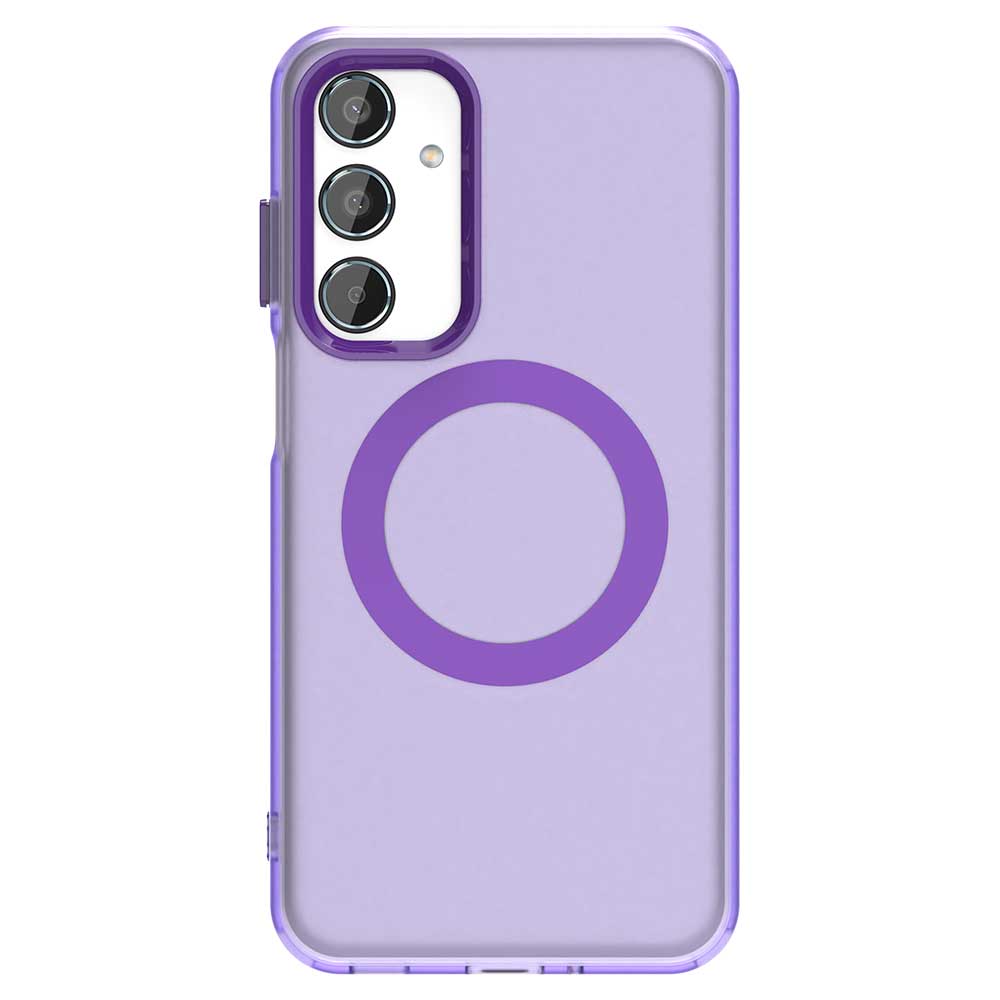 Magsafe Matte Phone Case For Samsung Galaxy F15 M35 A05 A05s 5G A06 4G Case Magnetic Wireless Charging Shockproof Back Cover