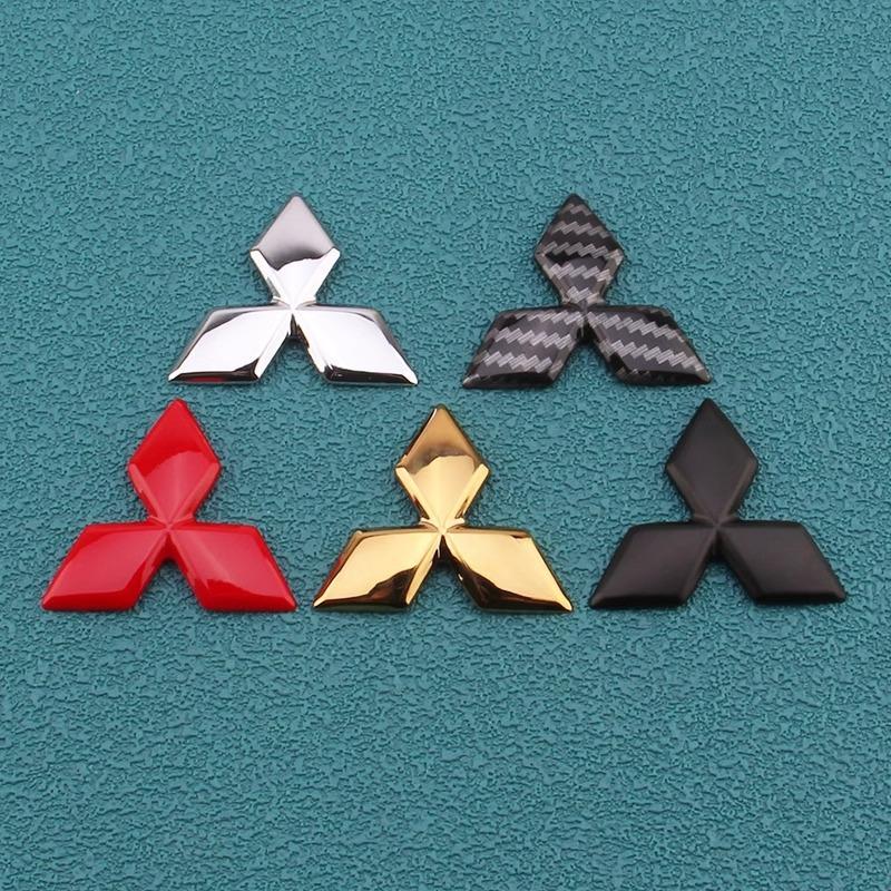 cymvyj1 Interior Steering Wheel Decal for Mitsubishi Car Sticker Decoration Lancer EX Galant ASX Outlander Pajero Eclipse 4.7cm 5.5cm