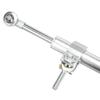 330x22.5mm Universal Motorcycle Aluminum Steering Damper Fork Stabilizer Shock Absorber Safety Control Silver Black