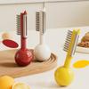 Freistehendes 3-in-1-Schälmesser mit Bürste, scharfe Edelstahl-Schälwerkzeuge, ergonomischer ABS-Griff für Kartoffel-/Karotten-Küchenhelfer, Geschenk