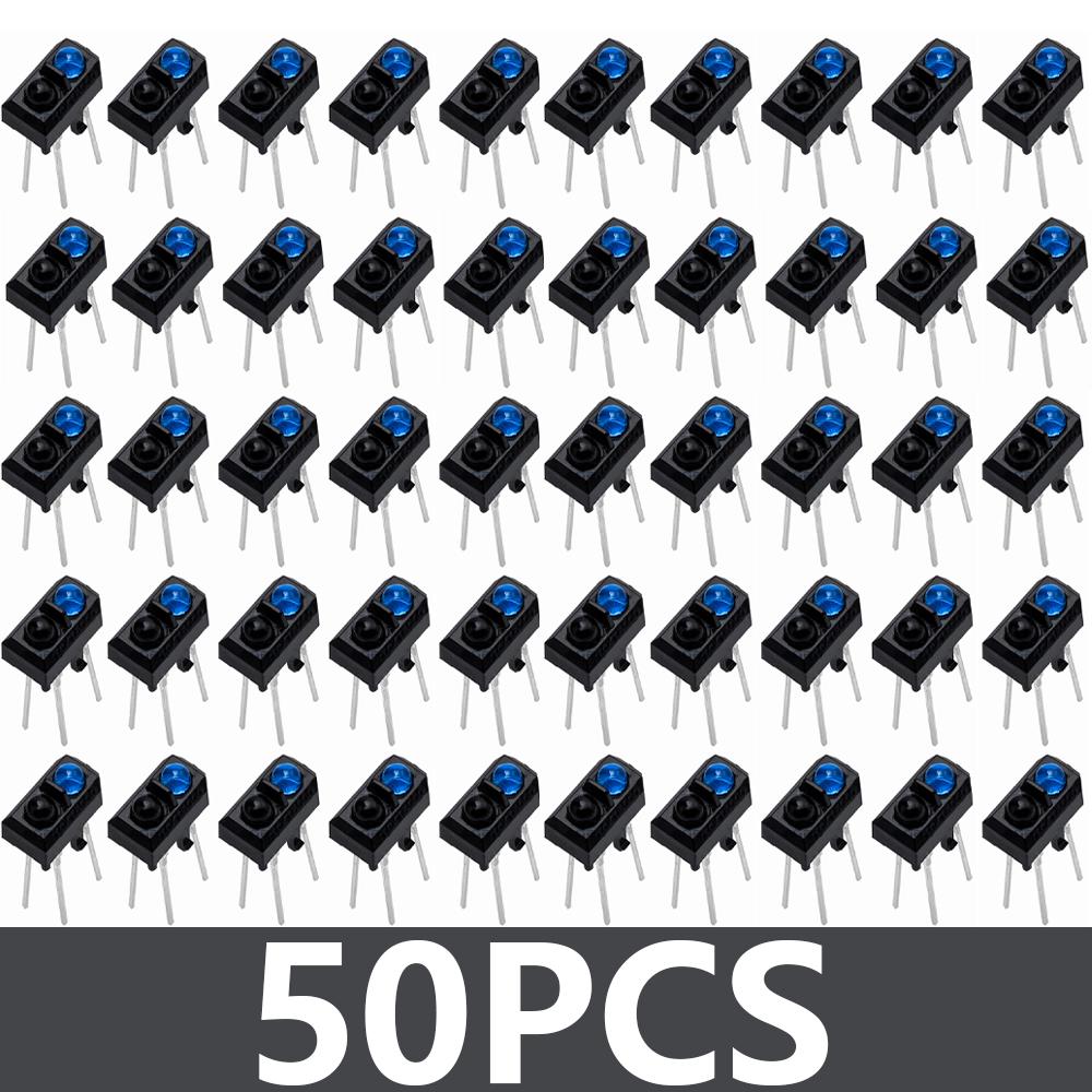 10~100PCS TCRT5000L TCRT5000 Reflective Infrared Optical Sensor Photoelectric Switches Related Items Girls Colourful Disposab