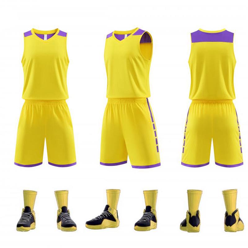 Speedy Quick-Drying Breathable Basketball Uniform Set for Men's Training & Competitions