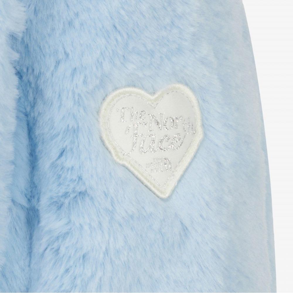The North Face Kids Nj4fr52u Girls Puppy Fleece Jacket Light Blue