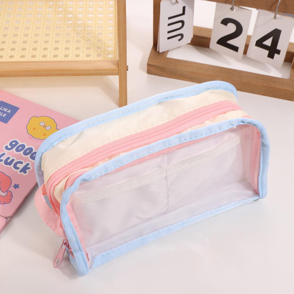 Multilayer Korean Style Pencil Case Desktop Storage Ins Pencil Pouch  Children Kids