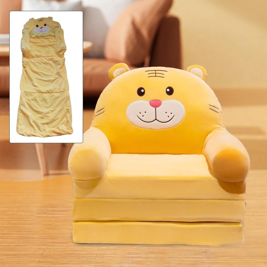 Kids Foldable Sofa Chair Cover Children Couch Backrest Slipcover Sofa Covers Washable for Living Room Playing Room Decoration