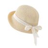Bow knitted fisherman's hat women's spring and summer sunshade sunscreen hat fashion versatile basin hat French