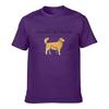 Anatomy Of A Golden Retriever Funny Dog Diagram Unisex Summer Washed Tee Loose Distressed Top