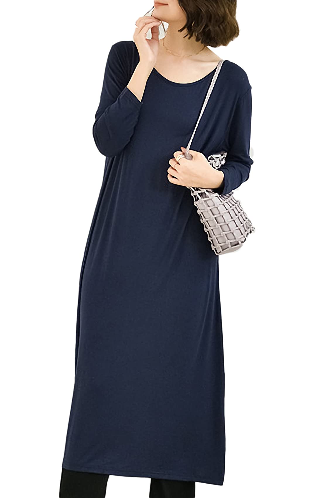 

Azulte Платье Макси Повседневное Однотонное с Длинным Рукавом Темно-синее Размер 102 M Женское, Домашняя одежда, Домашняя одежда, Цвет, Повседневное, Носить, Пижама, Длина, Синий,