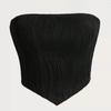 Spot new summer OL temperament splicing strip tapered pendulum thin tube top women's clothing wholesale