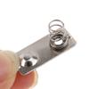 10Pcs/ 21X9Mm Replacement Metal Batteries Spring Contact Plate Silver Slot