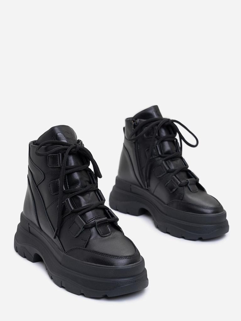 Winter Leather Boots with Fur ISSA PLUS