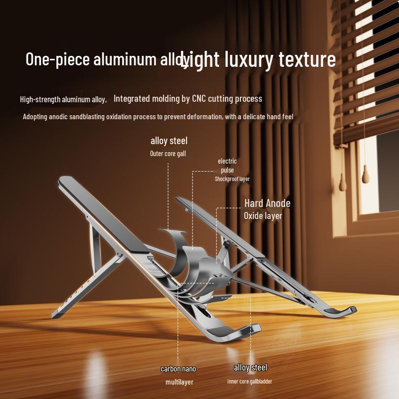 Foldable Metal Laptop Stand with Cooling Feature
