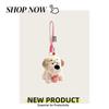 Cute Plush West Highland Bag Pendant Scribbled Puppy Keychain Pendant Cartoon Doll Doll Gift