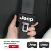 Car Seat Belt Buckle Plug Leather Car Seat Belt Clip Protective Covers For uhf9 Grand Cherokee Wrangler JK Renegade Gladiator rf3