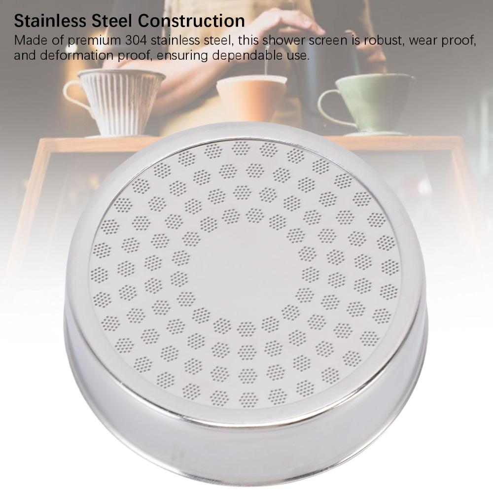 Convex Design Coffee Machine Shower Screen Brewing Head Screen Plate For Home Baristas
