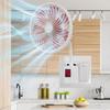 3-Prong Plug Wall Socket Fan Wall-Mounted Desktop Fan New Kitchen Mini Fan  Summer