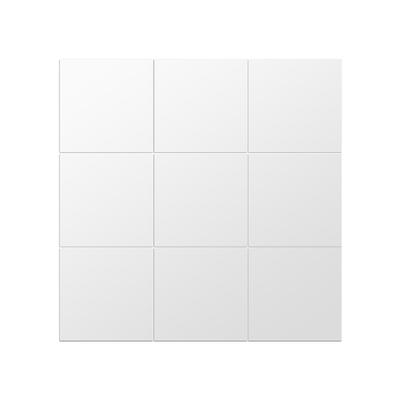 25 pezzi Adesivi Murali a Specchio Quadrati Fai da Te 15 cm Piastrelle Autoadesive Decorazione a Specchio 3D per Acrilico Fai da Te